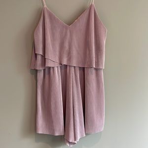 Light purple size medium ribbed romper